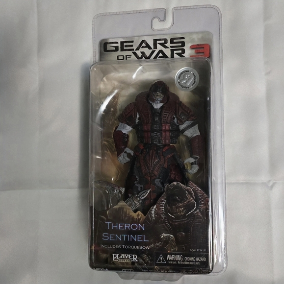 NECA Gears Of War 3 Theron Sentinel Figure Toys R Us Exlusive Factory Sealed NEW